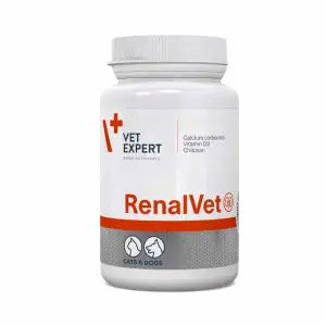 Вітаміни Vet Expert RenalVet для підтримання функції нирок у котів і собак, 60 капс.