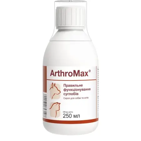 Витамины Dolfos ArthroMax dogs&cats для правильного функционирования суставов, 250 мл