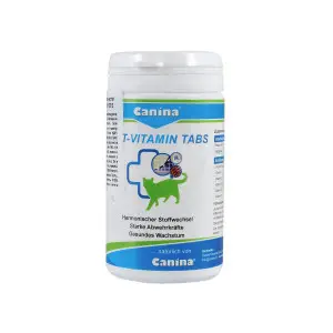 Вітаміни Canina Cat-Vitamin Tabs для котів, вітамінний комплекс, 50 г (100 табл)
