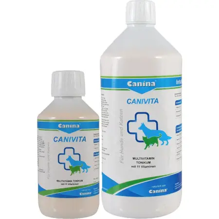 Вітамінізований тонік Canina Canivita для котів та собак, зі швидким ефектом, універсальний, 1 л