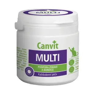 Вітамінно-мінеральний комплекс Canvit Multi для котів таблетки 100 шт (can50742)
