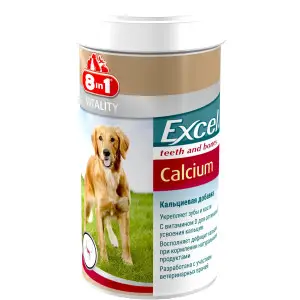 Вітаміни 8in1 Excel «Calcium» для собак, кальцій, 470 шт (для зубів та кісток)