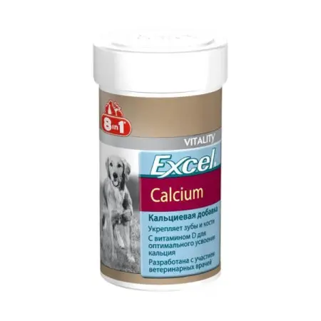 Вітаміни 8in1 Excel «Calcium» для собак, кальцій, 880 шт (для зубів та кісток)