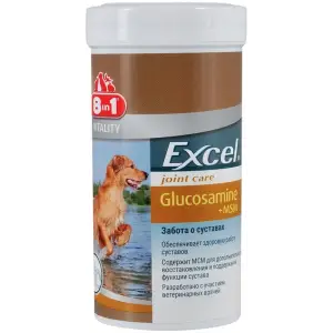 Вітаміни 8in1 Excel «Glucosamine + MSM» для собак, 55 шт (для суглобів)