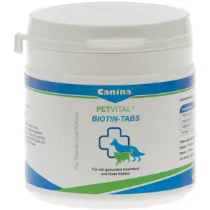 Вітаміни Canina Petvital Biotin-Tabs для вибагливих собак і котів, 100 г (50 табл)