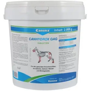 Вітаміни Canina Canhydrox GAG для собак, при проблемах з суглобами та м'язами, 200 г (120 таб)