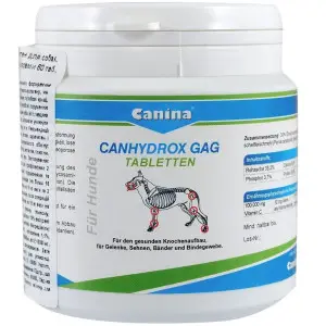 Вітаміни Canina Canhydrox GAG для собак, при проблемах з суглобами та м'язами, 100 г (60 таб)