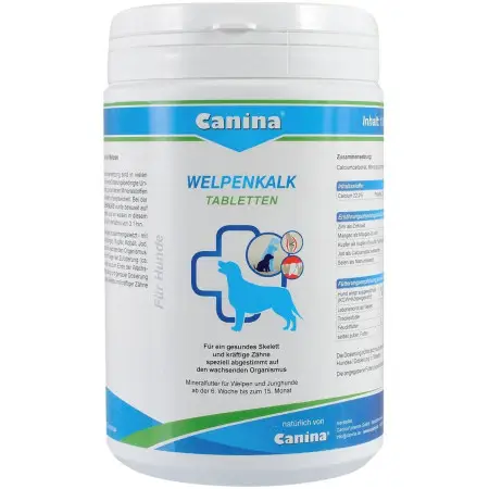 Вітаміни Canina Welpenkalk для цуценят 1000 г (1000 табл)