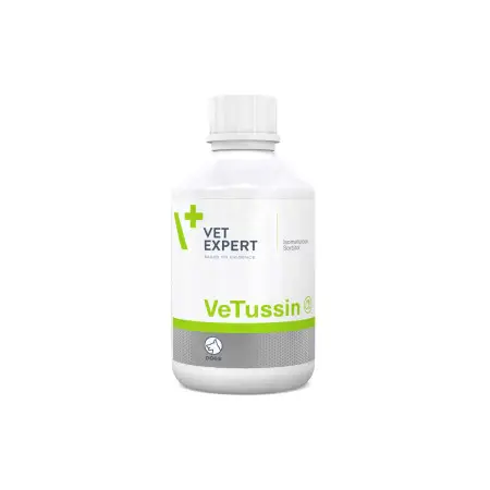 Харчова добавка Vet Expert VeTussin для підтримання дихальної функції у собак, 100 мл