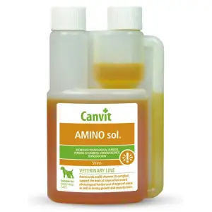 Комплексна вітамінна добавка для тварин Canvit Amino Sol 30 мл (b57099)