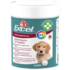 Вітаміни 8in1 Excel Multi Vitamin Puppy для цуценят та молодих собак, мультивітамін, 100 шт