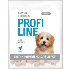 Вітаміни PROVET ПРОФІЛАЙН для собак БІОТИН КОМПЛЕКС для шерсті 10 табл