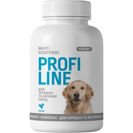 Вітаміни ProVET Profiline для собак Міні Комплекс для дрібних порід 100 табл.