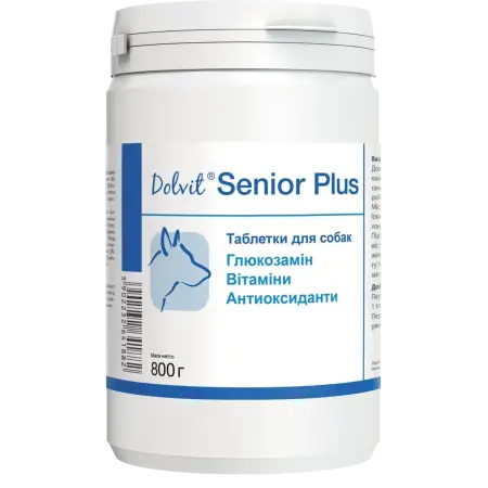 Вітаміни Dolfos Dolvit Senior Plus Збалансований Вітаміни для собак, 510 табл. 800 г