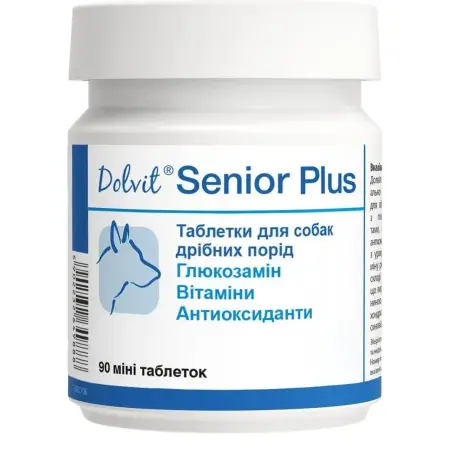 Вітаміни Dolfos Dolvit Senior Plus Збалансований Вітаміни для собак, 90 міні таблеток