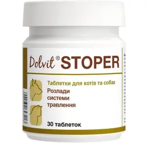 Вітаміни Dolfos Dolvit Stoper для лікування діареї, 30 таблеток