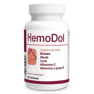 Вітаміни Dolfos HemoDol для поліпшення процесів кровотворення для собак, 90 табл.
