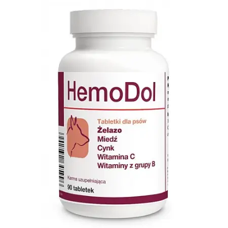 Вітаміни Dolfos HemoDol для поліпшення процесів кровотворення для собак, 90 табл.