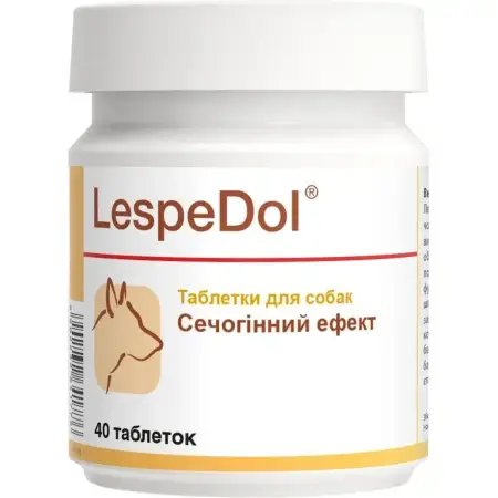 Вітаміни Dolfos LespeDol при захворюваннях сечовивідної системи собак, 40 таблеток