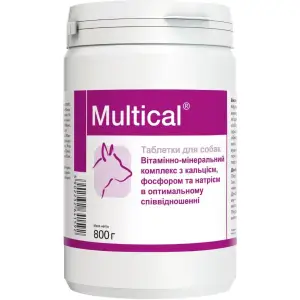 Вітаміни Dolfos Multical для собак, 520 табл. 800 г