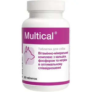Вітаміни Dolfos Multical для собак, 90 табл.