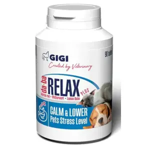Вітамінно-мінеральний комплекс GiGi da-ba RELAX plus для заспокійливої та протистресової дії 1 таблетка на 10 кг 90 табл.