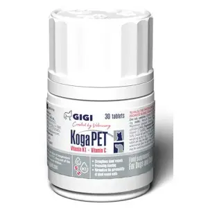 Вітамінно-мінеральний комплекс GiGi KogaPET (КогаПЕТ) для покращення згортання крові у собак і котів 30 табл.