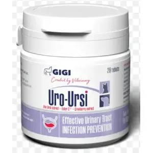 Вітамінно-мінеральний комплекс GiGi Uro-Ursi для профілактики сечокам'яної хвороби та циститів 1 капсула на 10 кг 14 табл.