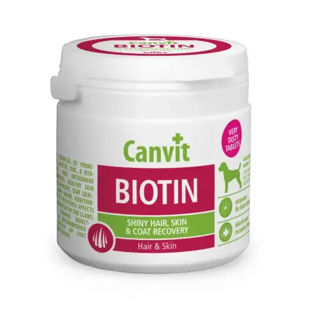 Вітаміно-мінеральний комплекс Canvit Biotin для собак таблетки 100 г (can50713)