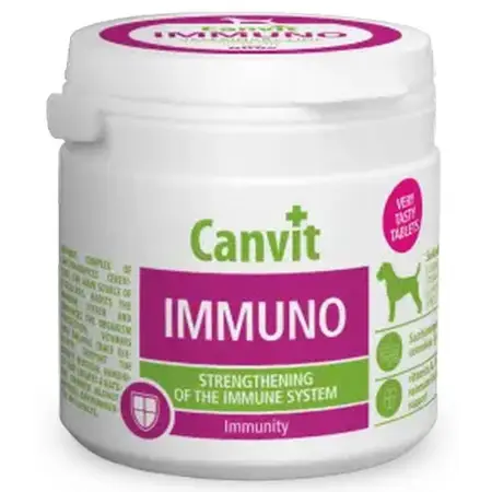 Вітаміно-мінеральний комплекс Canvit Immuno для собак таблетки 100 г (can50733)