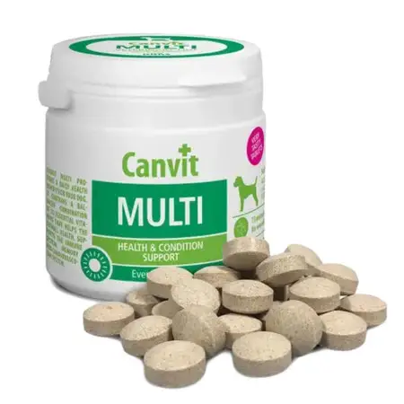 Вітаміно-мінеральний комплекс Canvit Multi для собак таблетки 100 г (can50718)