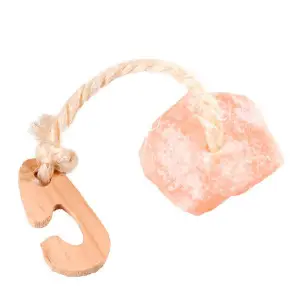 Flamingo Stone Solt Lick Himalaya ФЛАМІНГО ГІМАЛАЇ соляний камінь з мінералами для гризунів , 100 г