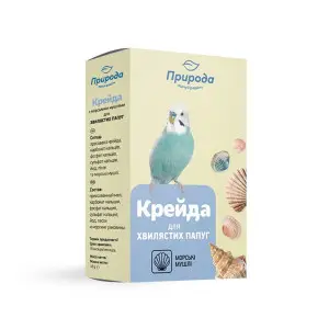 Крейда для хвилястих папуг Природа З морськими мушлями, 18 г (PR740010)