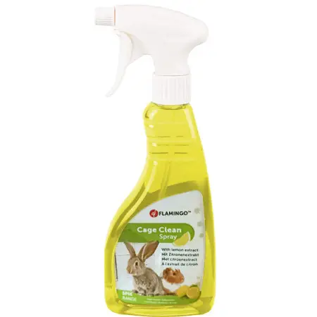 Flamingo Clean Spray Lemon ФЛАМІНГО КЛІН СПРЕЙ ЛИМОН для очищення кліток гризунів , 500 мл