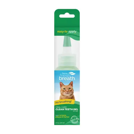 Гель TropiClean ( Тропіклін ) для догляду за ротовою порожниною Свіжий подих (No Brush), для котів, 59 мл