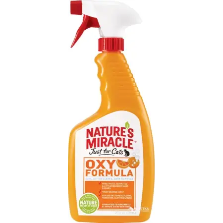 Усувач плям і запахів для кішок 8in1 Nature's Miracle Orange Oxy 709мл