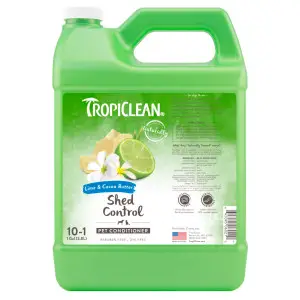 Кондиціонер TropiClean ( Тропіклін ) Лайм та какао-масло, концентрат, для прискорення линьки, для собак та котів, 3,8 л