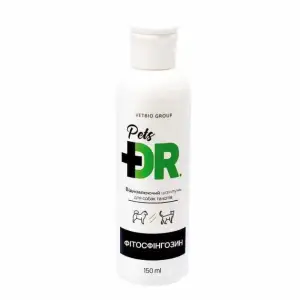 Шампунь Dr.Pets з фітосфінгозином, відновлюючий,  для собак і котів, 150 мл