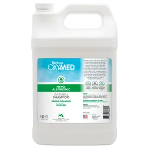 Шампунь Tropiclean OxyMed Гіпоалергенний, концентрат 1:10, для собак та котів, 3,8 л