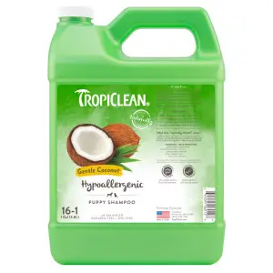 Шампунь TropiClean (Тропиклин) Нежный кокос, концентрат, гипоаллергенный, для щенков и котят, 3,8 л