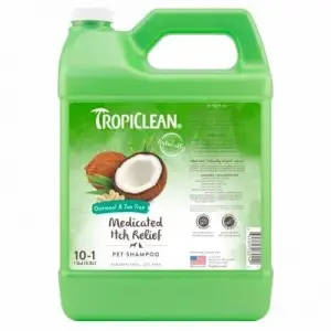 Шампунь Tropiclean Овсяный с экстрактом чайного дерева, лечебный, для собак и котов, 3,8 л