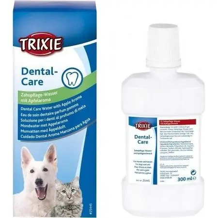 Вода Trixie для догляду за ротовою порожниною собак і котів, зі смаком яблука, 300 мл