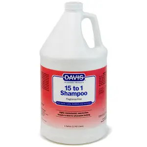 Davis 15 to 1 Fragrance-Free ДЕВІС 15:1 шампунь без запаху для собак і котів, концентрат , 3,8 л