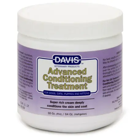 Davis Advanced Conditioning Treatment ДЕВІС ГЛИБОКИЙ ДОГЛЯД кондиціонер для собак і котів, з оліями макадамії, жожоба, оливкової , 454 мл