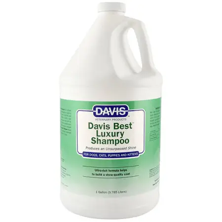 Davis Best Luxury Shampoo ДЕВІС БЕСТ ЛАКШЕРІ шампунь для блиску шерсті у собак і котів, концентрат , 3,8 л