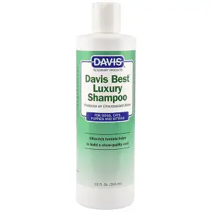 Davis Best Luxury Shampoo ДЕВІС БЕСТ ЛАКШЕРІ шампунь для блиску шерсті у собак і котів, концентрат , 355 мл