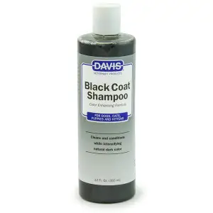 Davis Black Coat Shampoo ДЕВІС БЛЕК КОУТ шампунь для чорної шерсті собак і котів, концентрат , 355 мл