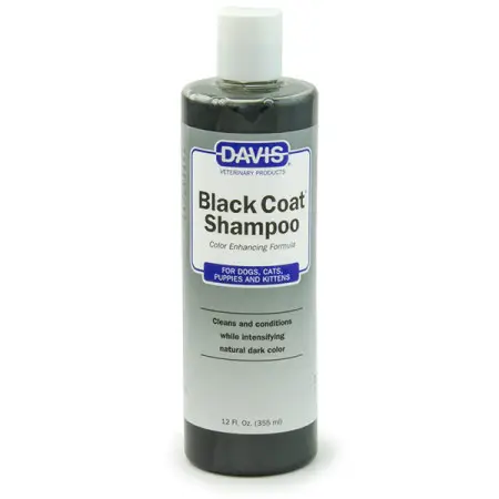 Davis Black Coat Shampoo ДЕВІС БЛЕК КОУТ шампунь для чорної шерсті собак і котів, концентрат , 355 мл