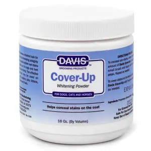 Davis Cover-Up Whitening Powder ДЕВІС КАВЕР-АП маскувальна відбілювальна пудра для собак і котів , 300 г