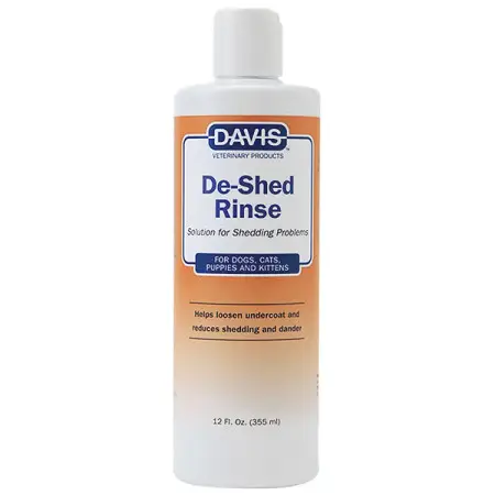 Davis De-Shed Rinse ДЕВІС ПОЛЕГШЕННЯ ЛИНЬКИ ополіскувач для собак і котів, концентрат , 355 мл